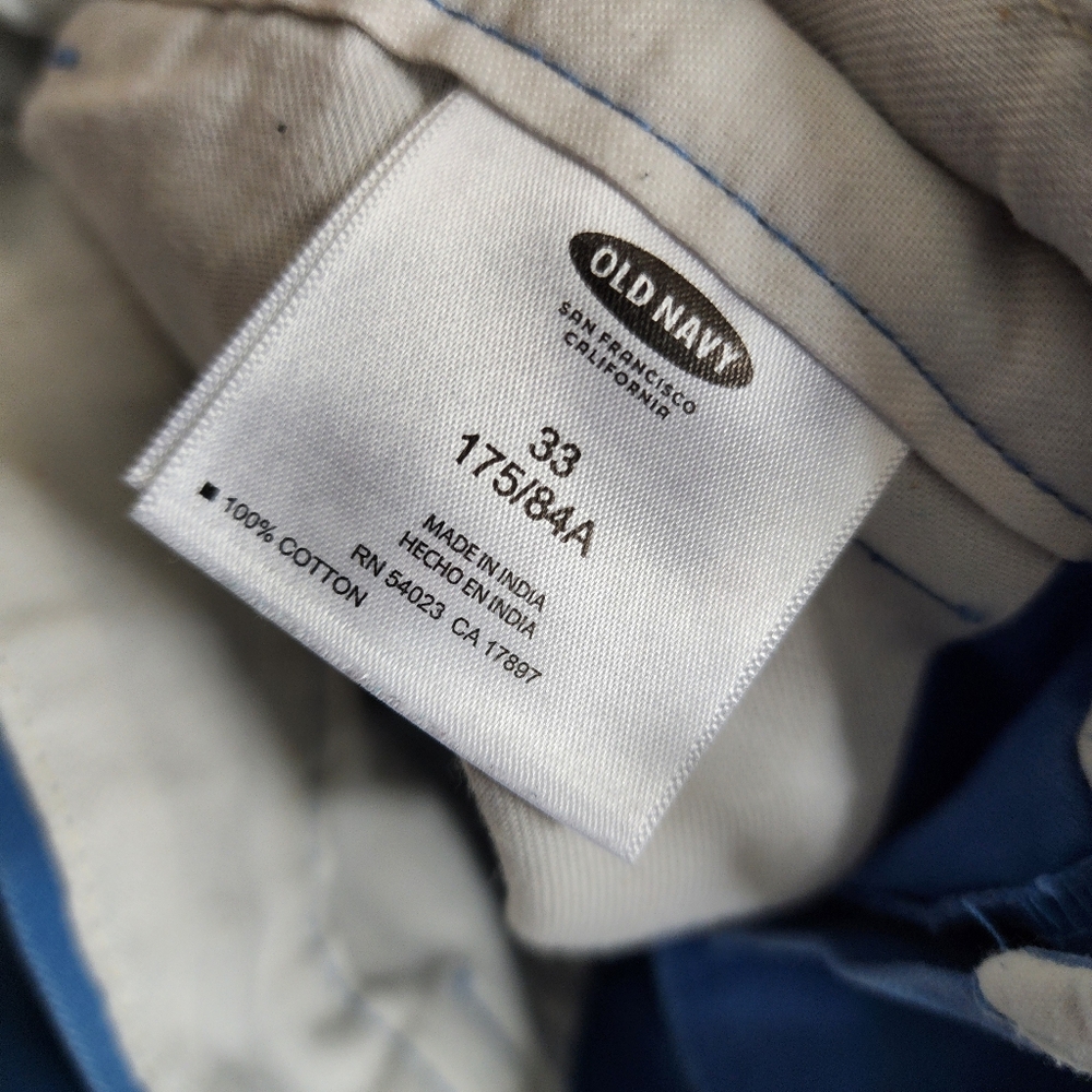 OLD NAVY Mens Blue Shorts - Picture 4 of 4